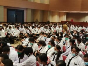 Penutupan Diklat 273  CPNS Merauke, Romanus : Sah Jadi ASN, Ingat Jangan Malas Masuk Kantor