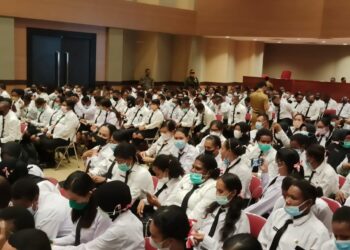 Penutupan Diklat 273  CPNS Merauke, Romanus : Sah Jadi ASN, Ingat Jangan Malas Masuk Kantor