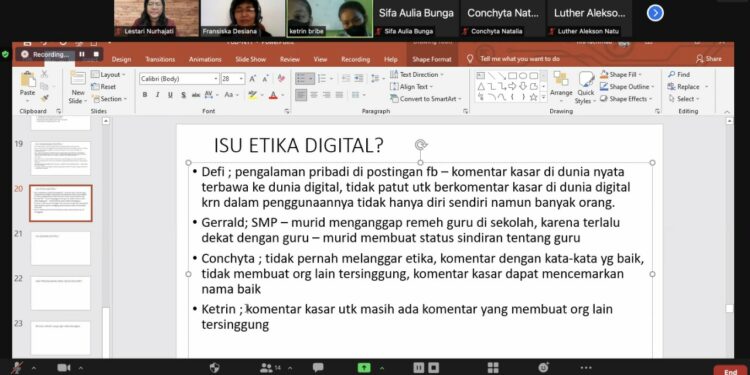 Japelidi Gelar FGD Penguatan Kecakapan Digital Generasi Muda Indonesia Timur