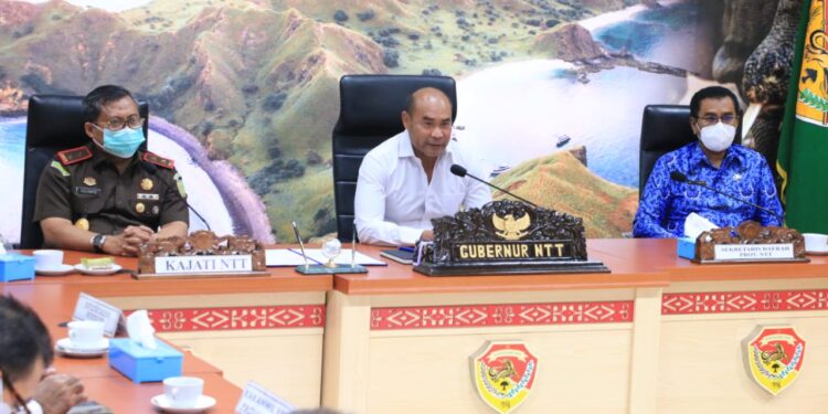 Amankan Aset Daerah Gubernur NTT Teken MoU Dengan Kejati NTT