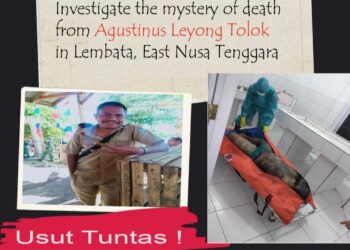 Agustinus Leyong Tolok Diduga Dibunuh, dipindahkan ke Kali Mati Tempat Penemuan Mayat