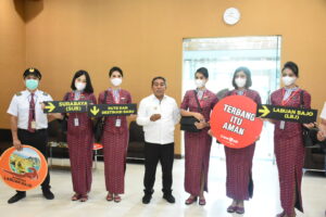 Bupati Mabar Lepas Lion Air Terbang Perdana Rute Labuan Bajo – Surabaya