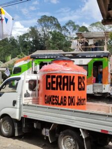 GERAK BS Indonesia dan GAKESLAB DKI Jakarta Pasok Air Bersih Untuk Korban Semeru