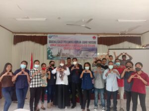Ikatan Mahasiswa Pelajar Keo Tengah dan BP2MI Sosialisasi Peluang Kerja di Luar Negeri