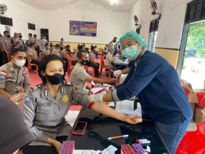 Aparat Polres Ende Lakukan Pemeriksaan Kesehatan Berkala