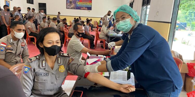 Aparat Polres Ende Lakukan Pemeriksaan Kesehatan Berkala