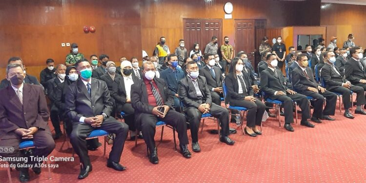 Bupati Djafar Lantik 75 Pejabat Lingkup Pemkab Ende