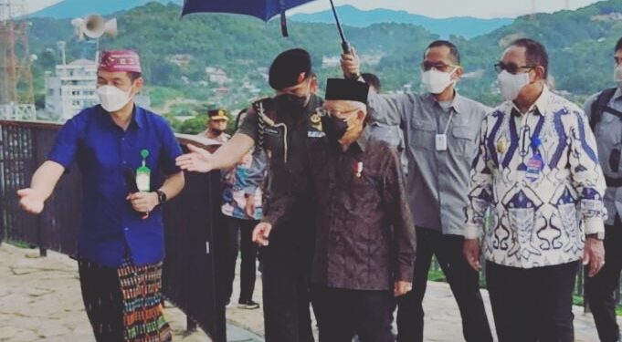 Bupati Mabar Dampingi Wapres Ma’aruf Amin Kunjungi Creative Hub Labuan Bajo