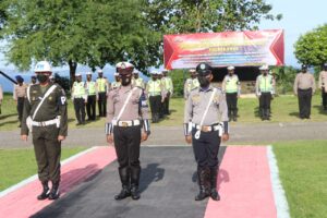 Kapolres Ende AKBP Andre Pimpin Apel Gelar Pasukan Operasi Turangga 2022