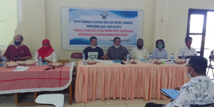 Koperasi Kredit Samaria Ende Gelar RAT Tahun 2021