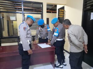 Polres Ende Sidak Untuk Tingkatkan kediplinan