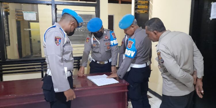 Polres Ende Sidak Untuk Tingkatkan kediplinan