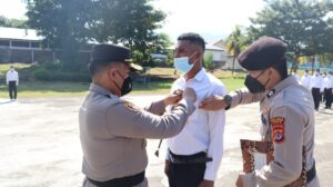 Kapolres Ende AKBP Andre Librian,S.I.K, Buka Pelatihan Gada Pratama Satpam 2022