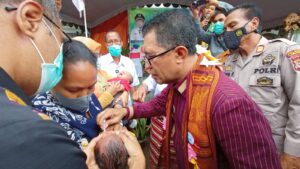 Penjabat Bupati Lembata Launching Imunisasi Campak Rubela-Kejar