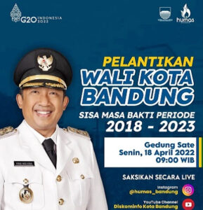 Yana Mulyana Resmi Jabat Walikota Bandung