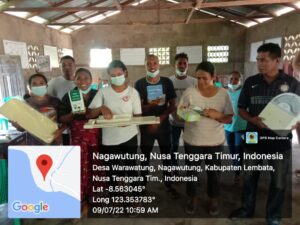 Warga Desa Warawatung Tetap Waspada Covid-19