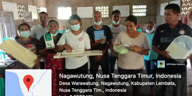 Warga Desa Warawatung Tetap Waspada Covid-19