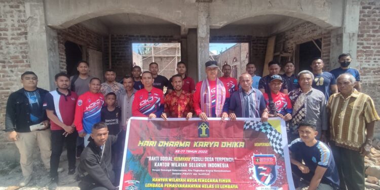 Lapas Lembata Bakti Sosial Sambil Bersedekah Peduli Desa Terpencil