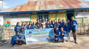 Mahasiswa Unwira Kupang KKN di Benteng Oesoko, Perbatasan Timor Leste