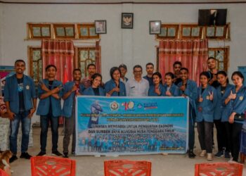 Mahasiswa KKNT-PPM UNWIRA Tiba di Desa Rempah-rempah, Watim