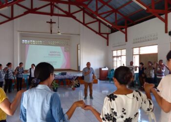 Jefrin Haryanto, Bicara Mindfull Parenting, di St. Angela Labuan Bajo