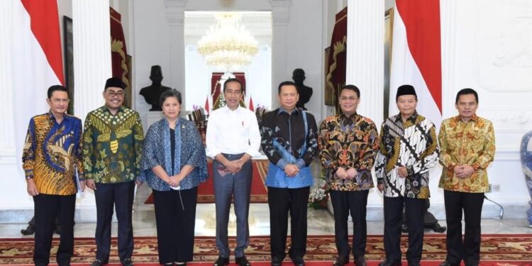 Rapat Konsultasi Pimpinan MPR RI dengan Presiden Joko Widodo