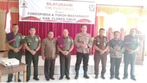 Pusterad Gelar Silaturahmi Bersama Forkopimda dan Masyarakat Flotim