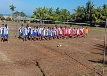 Gebiar HUT RI di Desa Warawatung