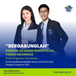 BEASISWA GRATIS 4 TAHUN UNTUK RAIH SARJANA TERAPAN PERHOTELAN