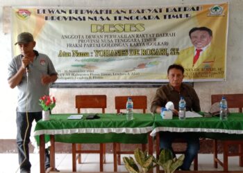 Anggota DPRD NTT Yohanes De Rosari Reses di Benihading