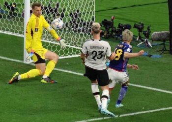 Duta Asia, Jepang “Bom” Jerman 2-1