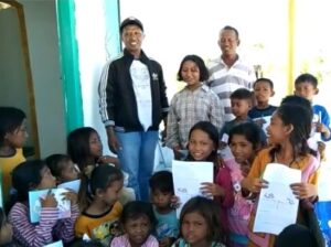 Ariska, Khalifah, Camila dan Fitri Cahaya Pulau Kera di Gebyar Ria