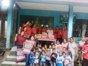 Bantuan di Tk. St. Antonius Lembata, Fransiskus Kutib Sang Pengkotbah