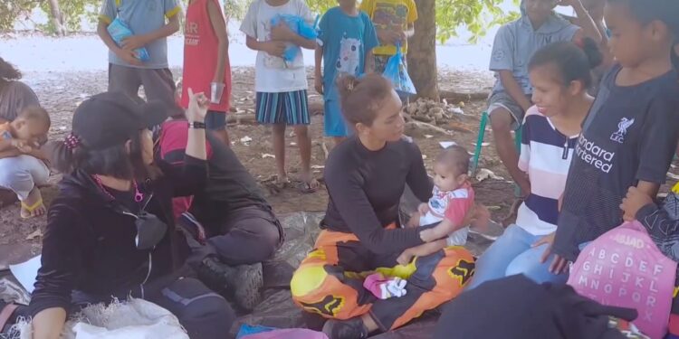 Perangi Stunting, Ketua Bhayangkari Cabang Flotim Punya Enam Anak Asuh