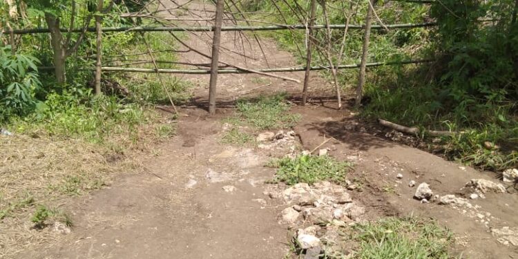 Begu Ibrahim Tutup Jalan Masuk SKO SMARD Lembata