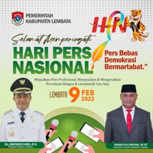 Penjabat Bupati Lembata “Pers Mitra Pemerintah Kawal Pembangunan”