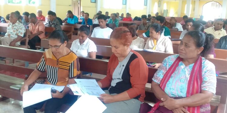 Ketua Dewan Stasi St. Mikhael Baopukang: Umat Harus Aktif Majukan Gereja