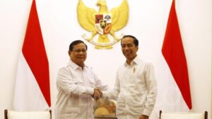 Puji Prabowo di HUT Gerindra, Jokowi : Potensi Jadi Partai Teratas Elektabilitas Tinggi
