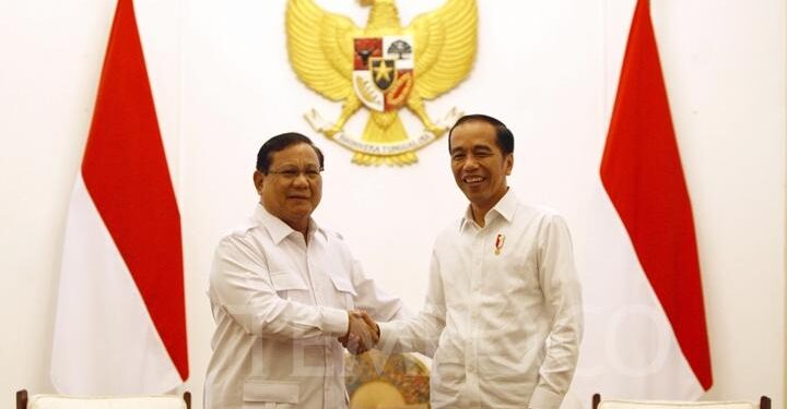 Puji Prabowo di HUT Gerindra, Jokowi : Potensi Jadi Partai Teratas Elektabilitas Tinggi