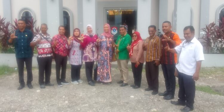 Tiga Pustakawan Perpusnas Kunjungi DKP Lembata, Survey Bantuan