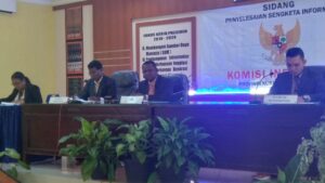 Majelis Komisioner Vonis Sengketa Informasi Publik  di Aula Diskominfo Kupang