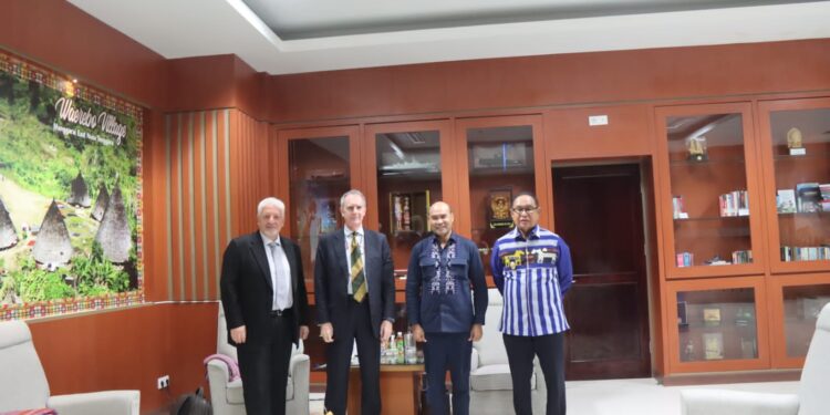 Gubernur-Wagub NTT Terima Dubes Italia Untuk Indonesia, Bernadetto Latteri