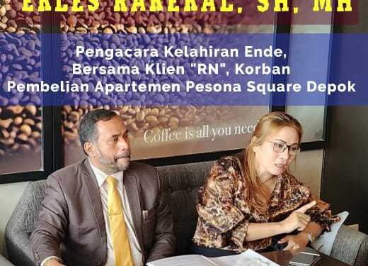 Pengacara Erles Rareral Tangani Kasus Apartemen Depok-Jawa Barat