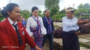 Julie Laiskodat Minta Siswa SMK Sanctus Lembata Lafalkan Pancasila