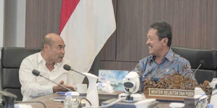 Gubernur Temu Menteri KKP Bahas Kawasan Industri dan Budidaya Udang Sumba Timur