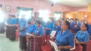 Legio Maria Waikomo Rayakan Kabar Hari Raya Sukacita, Terima Anggota Baru