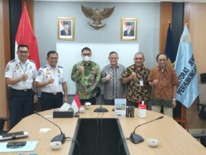 Pejabat APMI SKP Audensi Menteri Perhubungan Bangun Kerjasama Kemaritiman