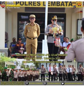 Sejarah ! Bupati Lembata Apel Bareng Kapolres Vivick