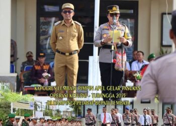 Sejarah ! Bupati Lembata Apel Bareng Kapolres Vivick