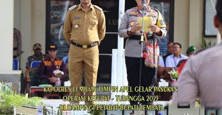 Sejarah ! Bupati Lembata Apel Bareng Kapolres Vivick